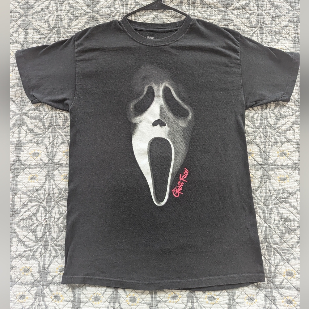 Ghost Face Black Graphic Tee
